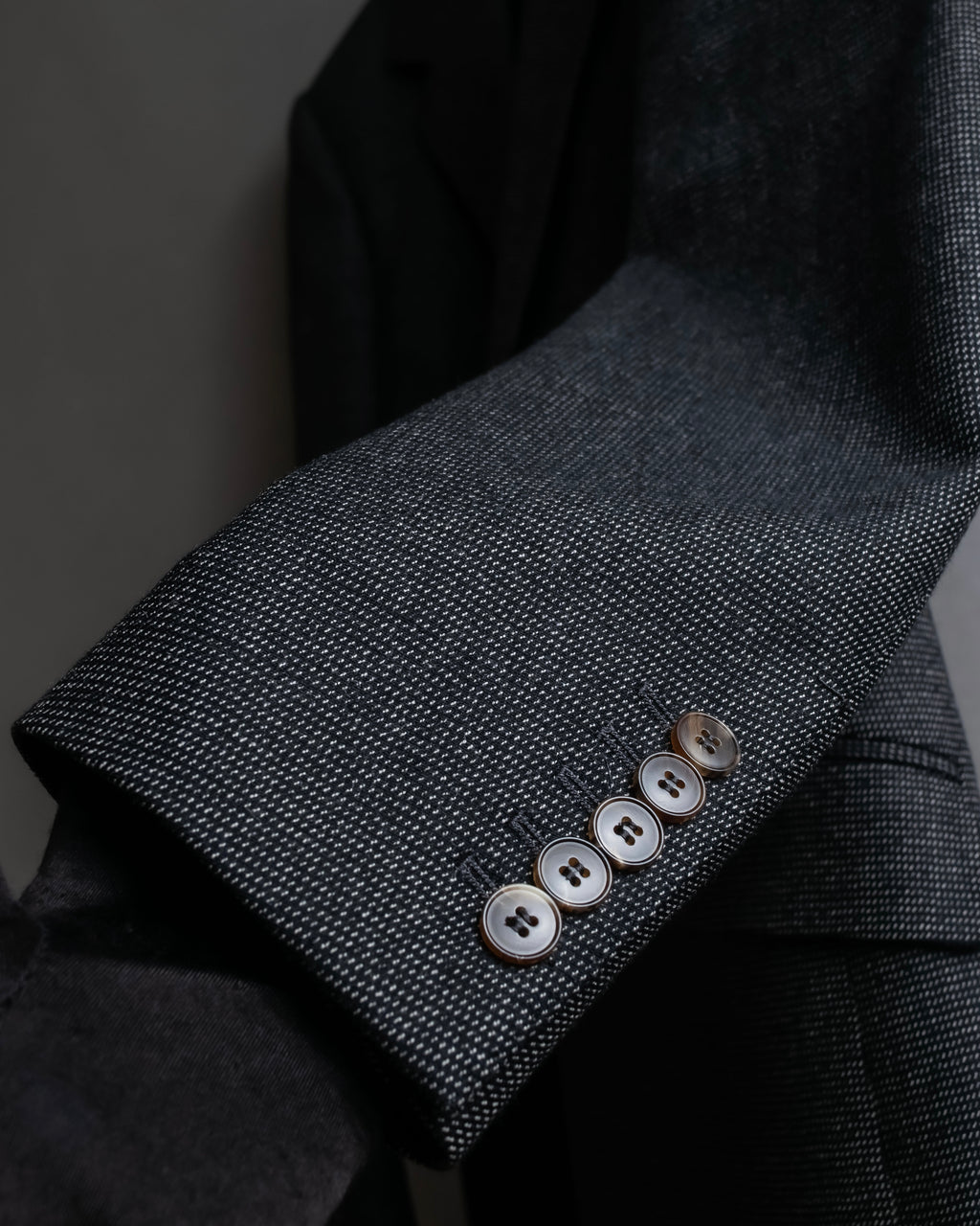 "GUCCI" 90's Tom Ford period bird eye weave set up