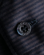 "GUCCI" Slightly glossy pinstripe oversized shirt