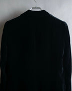 "GIORGIO ARMANI" Beautiful shape velour tailored jacket