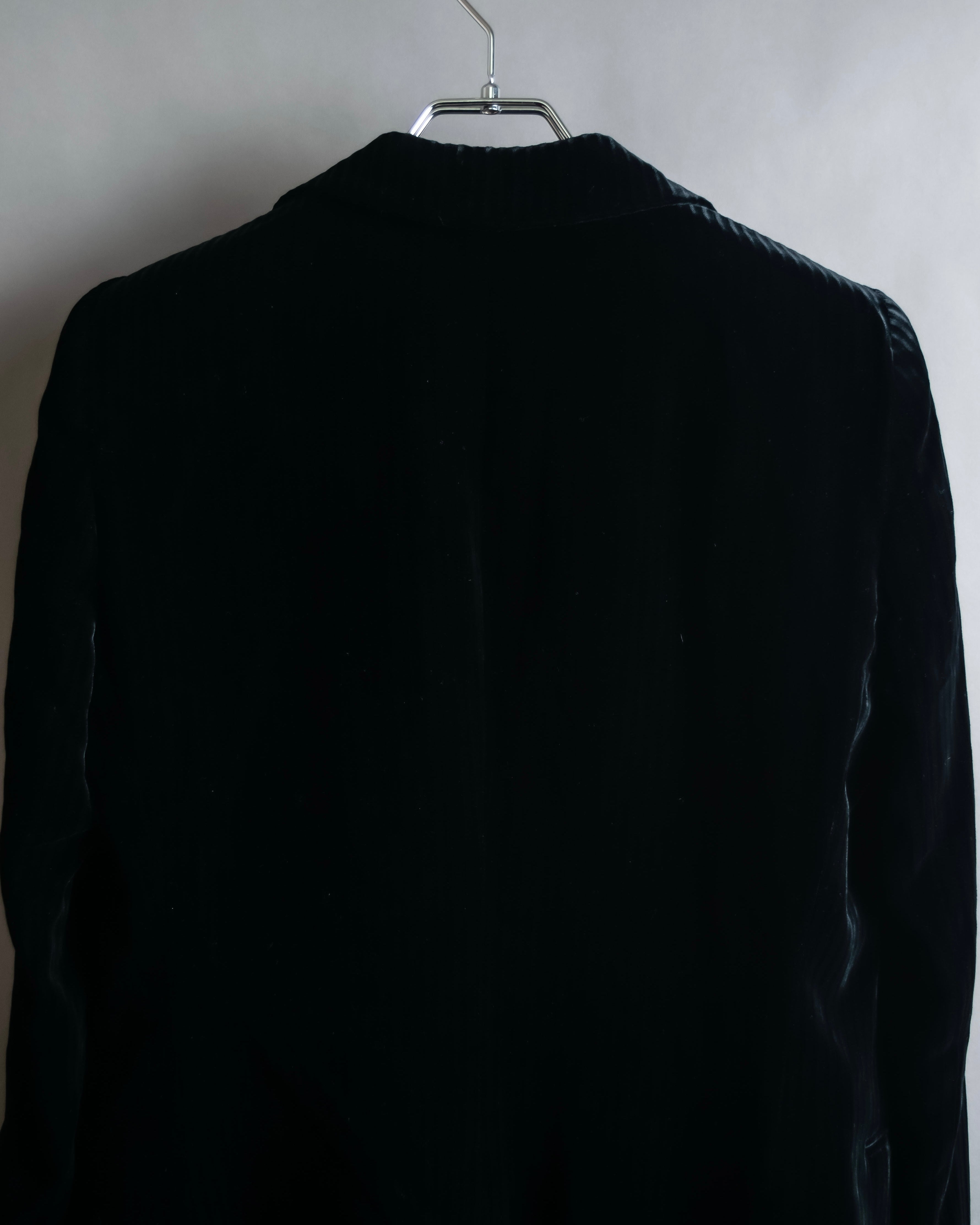 "GIORGIO ARMANI" Beautiful shape velour tailored jacket