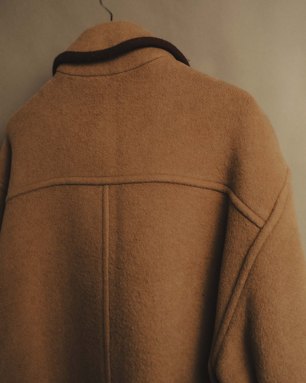"Burberrys" 80's-90's Classic piped wool coat