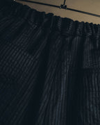 "Christian Dior" 20's Sheer striped silk cotton wide-leg trousers