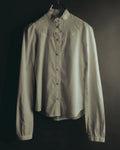 "Véronique Branquinho" 90's-00's Delicately smocked cotton blouse