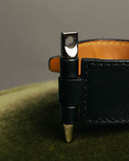 “LOEWE” 2010’s-2020’s industrial leather cuff bracelet