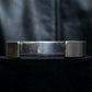 "GUCCI" Border motif silver bangle