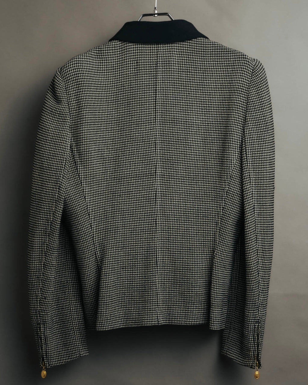 "Christian Dior" 80's-90's Wool-blend houndstooth jacket
