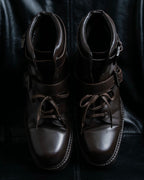 "PRADA" Belt design high cut boots