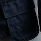 "Y's" 4 pocket military detail black tailored jacket