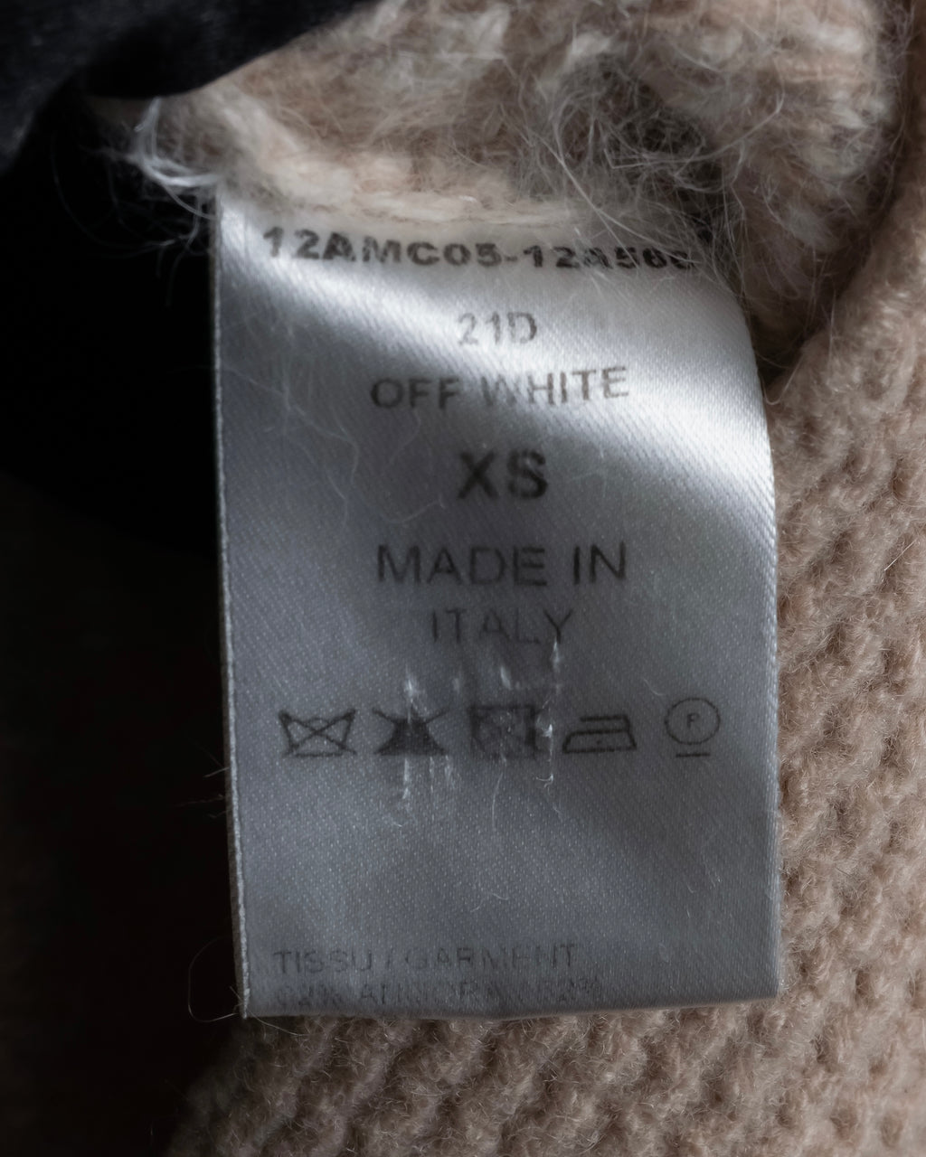 "Chloe" Angora mix standing up long cardigan