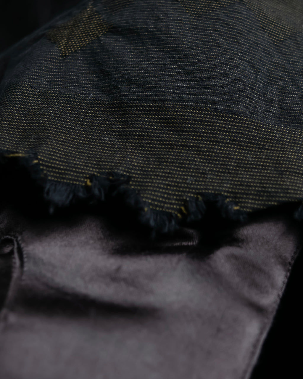 "A-POC" Wrap design high slit skirt