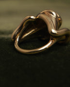 -SPECIAL- “Bottega Veneta” 10's- Sculptural gold plated knot ring
