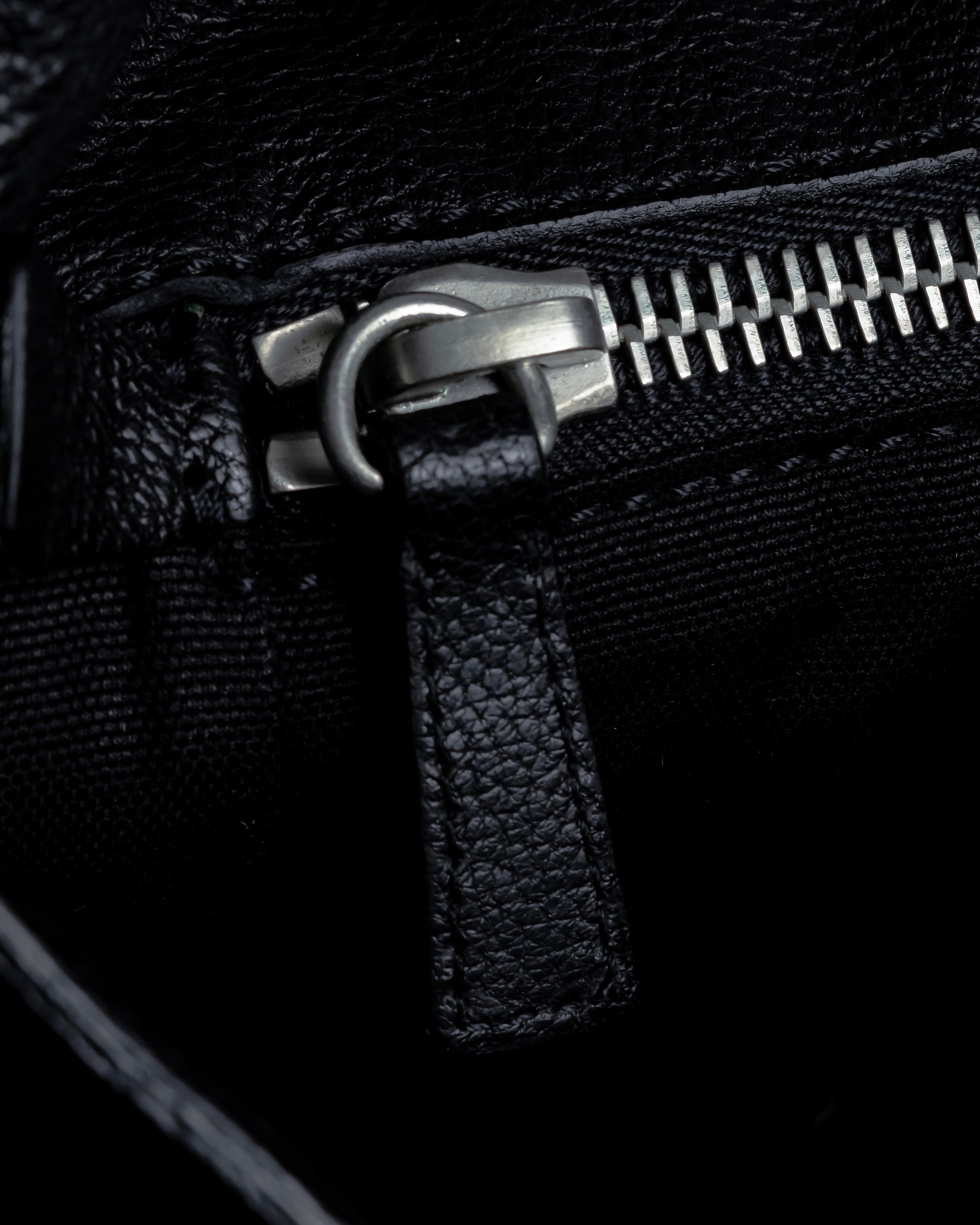 "JIL SANDER" Large flap design Harako leather shoulder bag