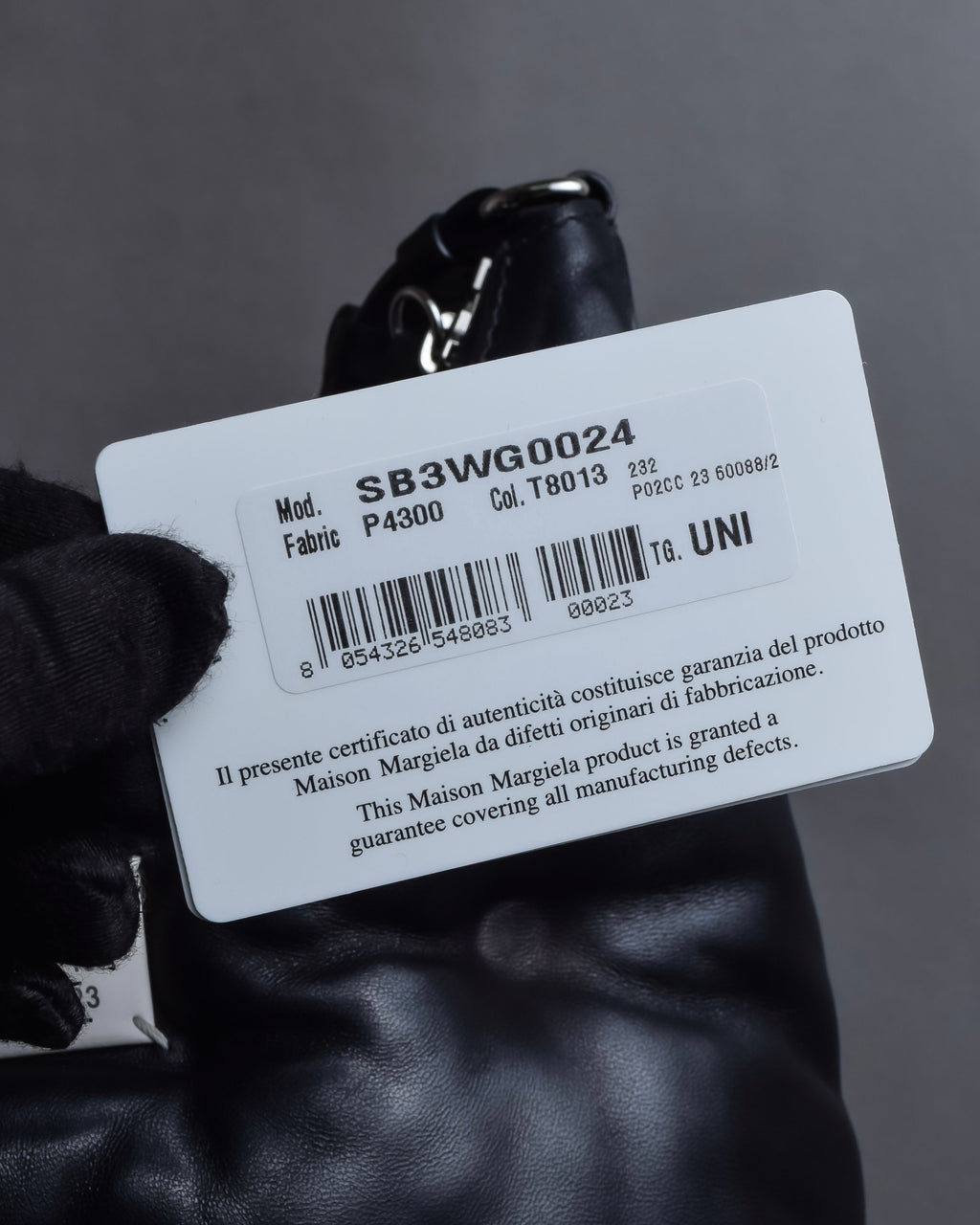 "MAISON MARGIELA" Glam Slam black one shoulder bag