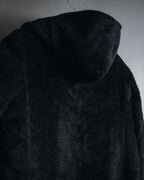 Max Mara 00年代-10年代系带羊驼毛绒毛连帽大衣