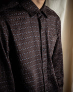 "GUCCI" Horsebit pattern shaped shirt