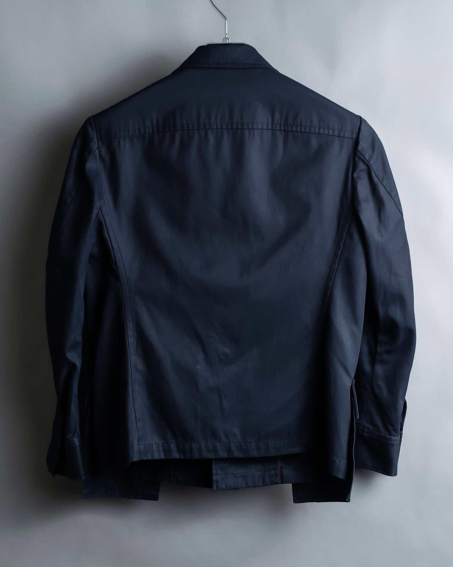 "Y's" 4 pocket military detail  black tailored jacket