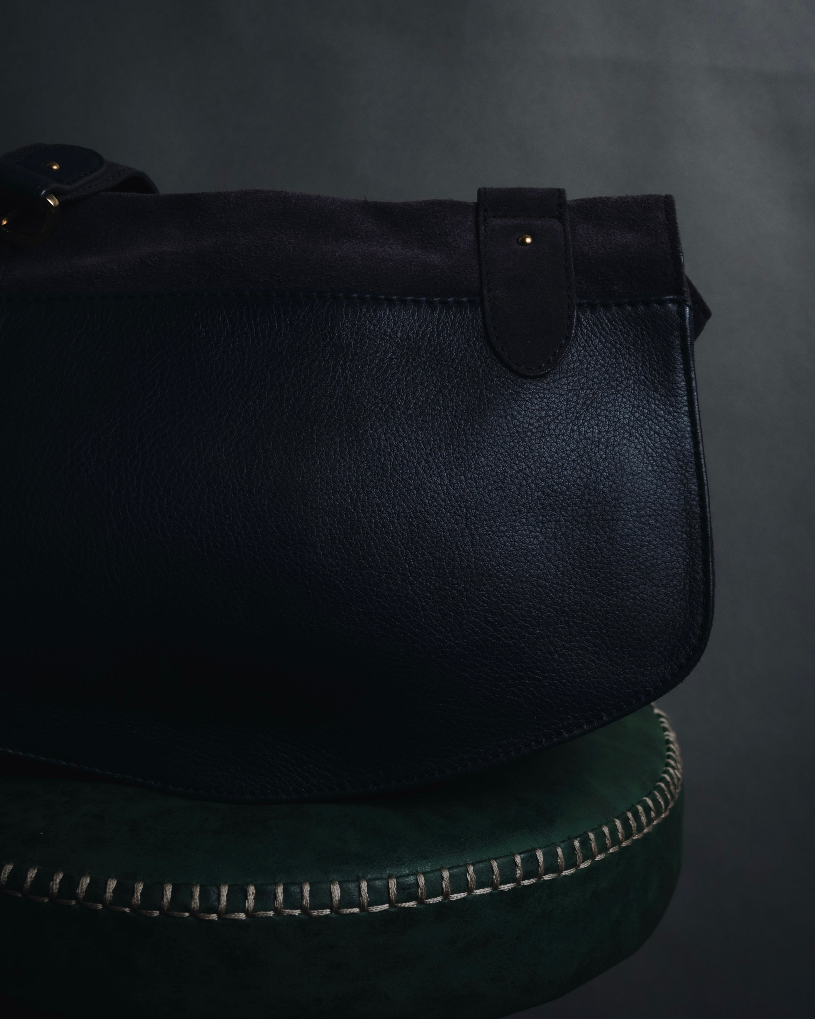 "See By Chloé" 2010s Suede tassel saddle Collins shoulder bag