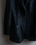 "DOLCE & GABBANA" Lightly brushed shaped tailored jacket