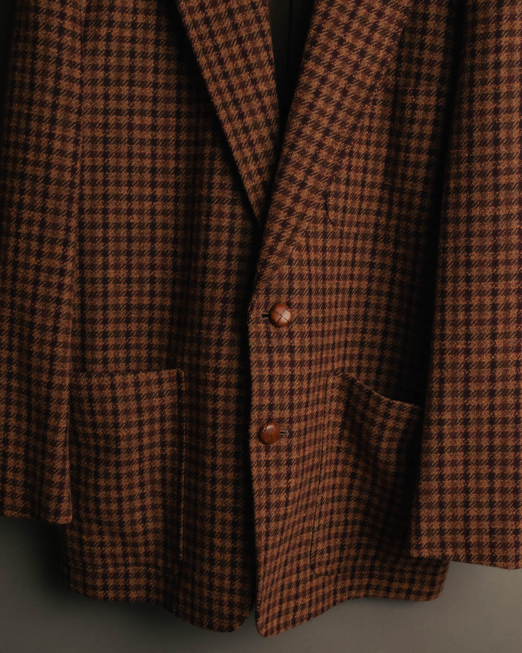 “Christian Dior Monsieur” 80’s-90’s houndstooth wool tailored jacket