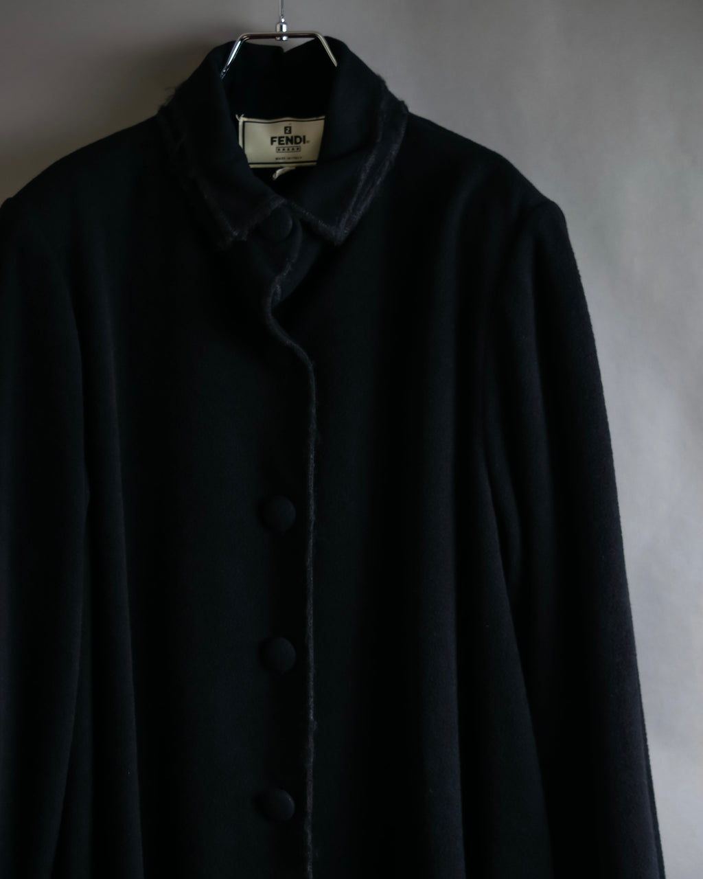 "FENDI" 00'sDouble collar design flared silhouette coat