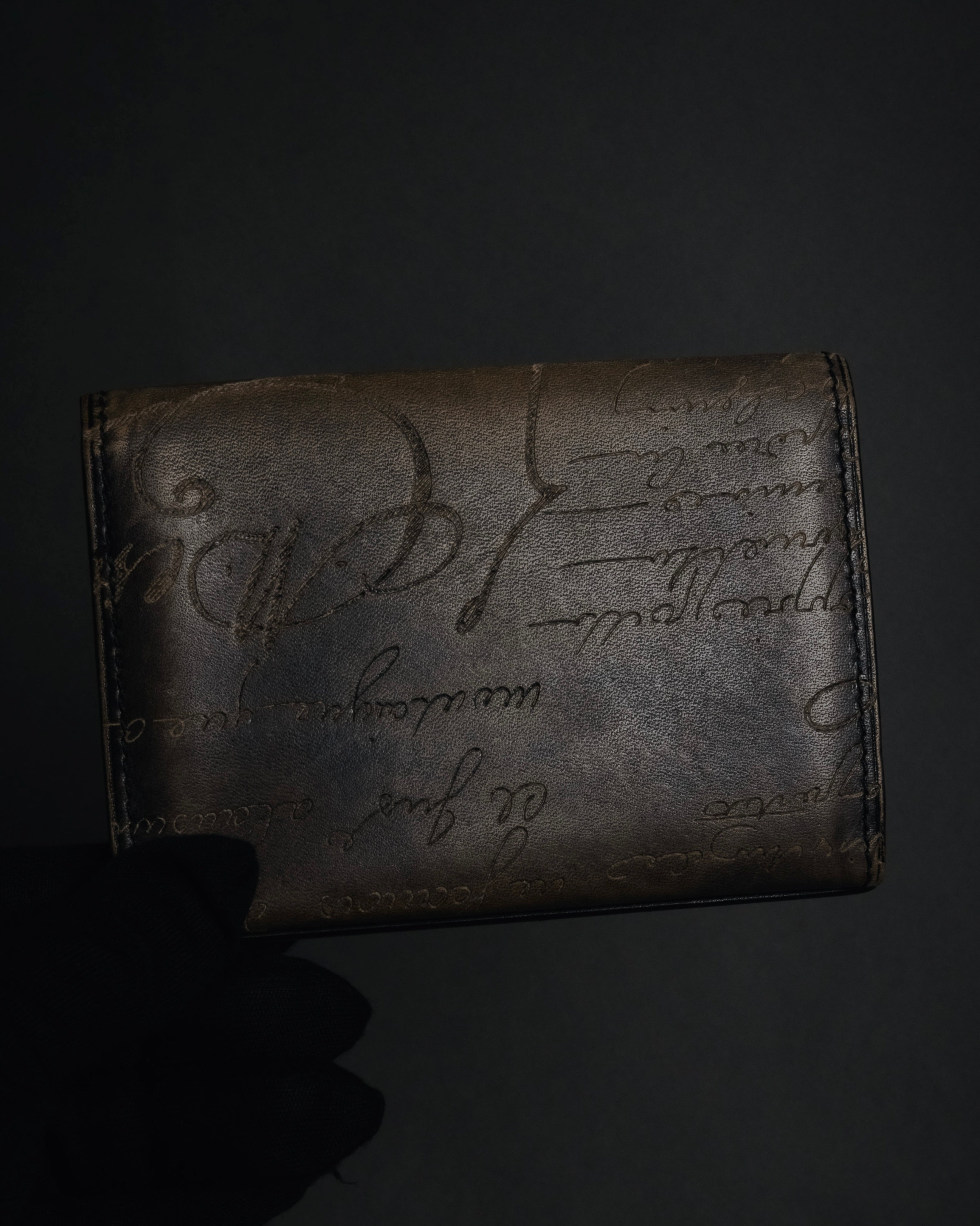 "Berluti" 2012-2018 Scrit patina Venezia leather card case