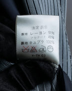 "Christian Dior" Pinstripe collarless jacket