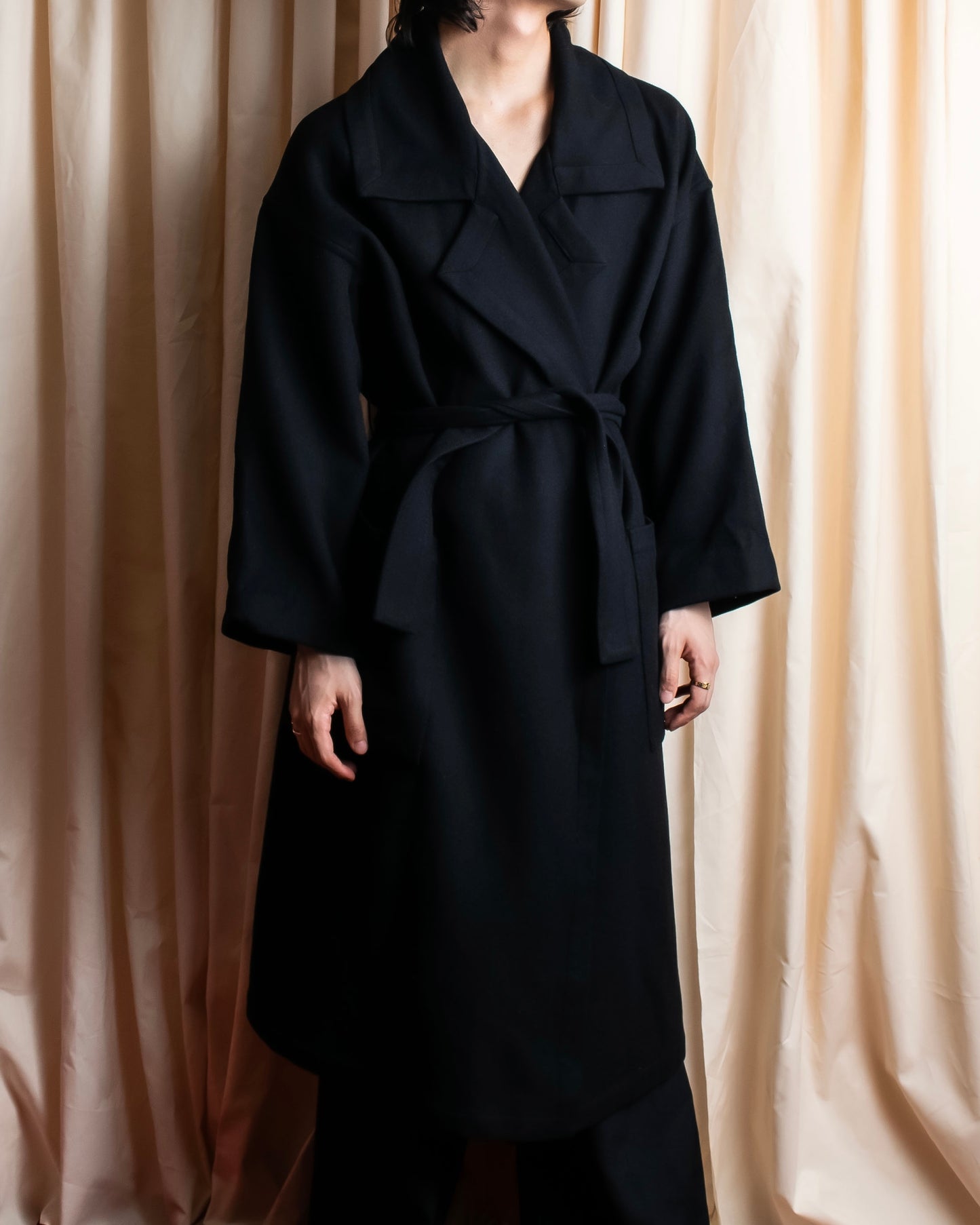 "Salvatore Ferragamo" Maxi length oversized gown coat