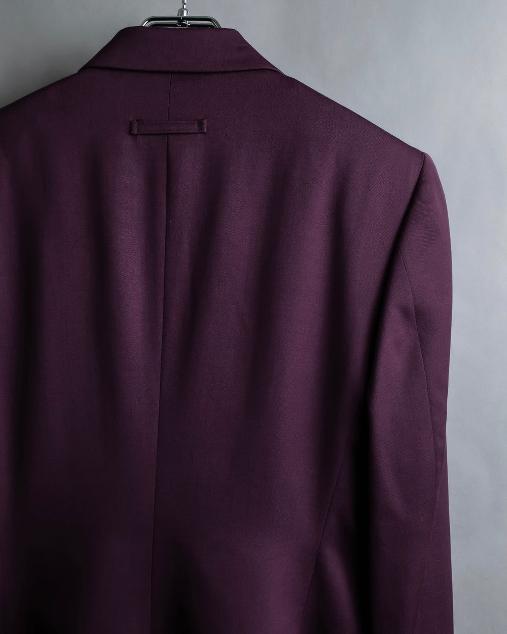 "JEAN PAUL GAULTIER FEMME"
 Beautiful purple color shaped wool tailored jacket