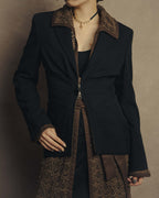 -SPECIAL- “Jean Paul GAULTIER FEMME” 2005-2011 Corset lace-up tailored zip jacket