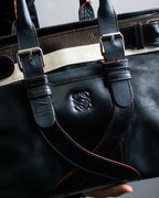 "LOEWE"　Belt design logo engraved tote bag