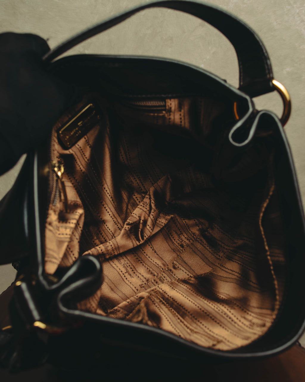 "Salvatore Ferragamo" 00's-10's Gancini leather shoulder bag