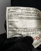 "ARMANI COLLEZIONI" Classic detail cashmere blend long chester coat