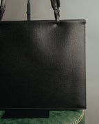 “GUCCI” 90’s structured box leather handbag