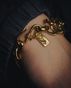 –SPECIAL– “Yves Saint Laurent” 90’s sculptural chain bracelet
