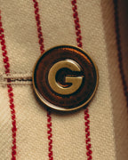 -SPECIAL- “GUCCI” 2015-2022 vintage inspired horsebit striped wool skirt