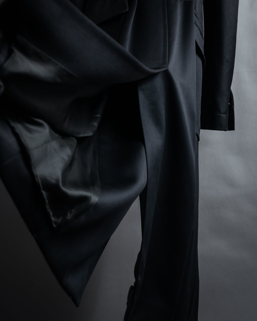 -SPECIAL- "YVES SAINT LAURENT rive gauche" 03 year Tom Ford period corset design long coat