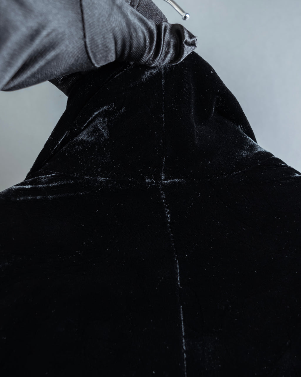 "ERREUNO" Relaxed tailored velour jacket