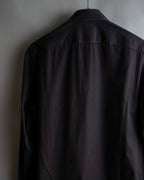 "GUCCI" Spread collar embroidered cotton shirt