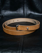 "Maison Martin Margiela" No. 11 Bella Pelle minimal design leather belt