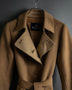 "Aquascutum" Traditional detail belted long trench coat