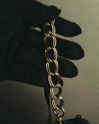 “SAN HIDEAKI MIHARA” 2000’s-2010’s black leather chain shoulder bag