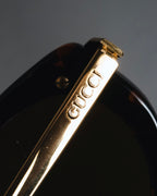 "GUCCI" Sleek oval acetate sunglasses