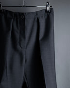 "Acne Studios" Button fly design wide straight slacks