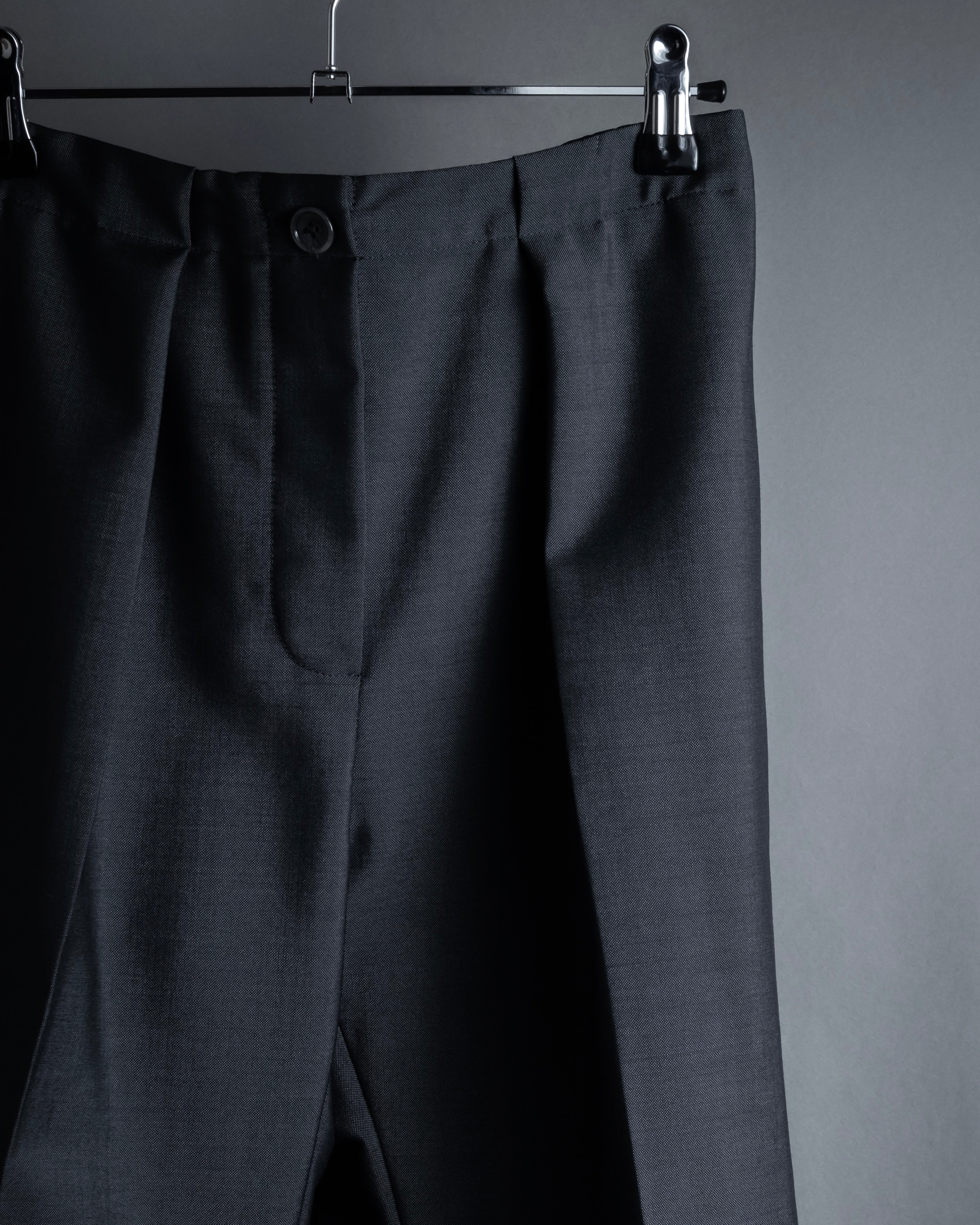 "Acne Studios" Button fly design wide straight slacks