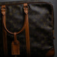 "LOUIS VUITTON" Porto document voyage leather bag