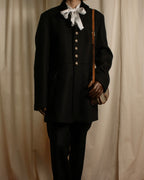 -SPECIAL- "GUCCI" 13'year-14'year Horse riding outfit motif velvet collar jacket