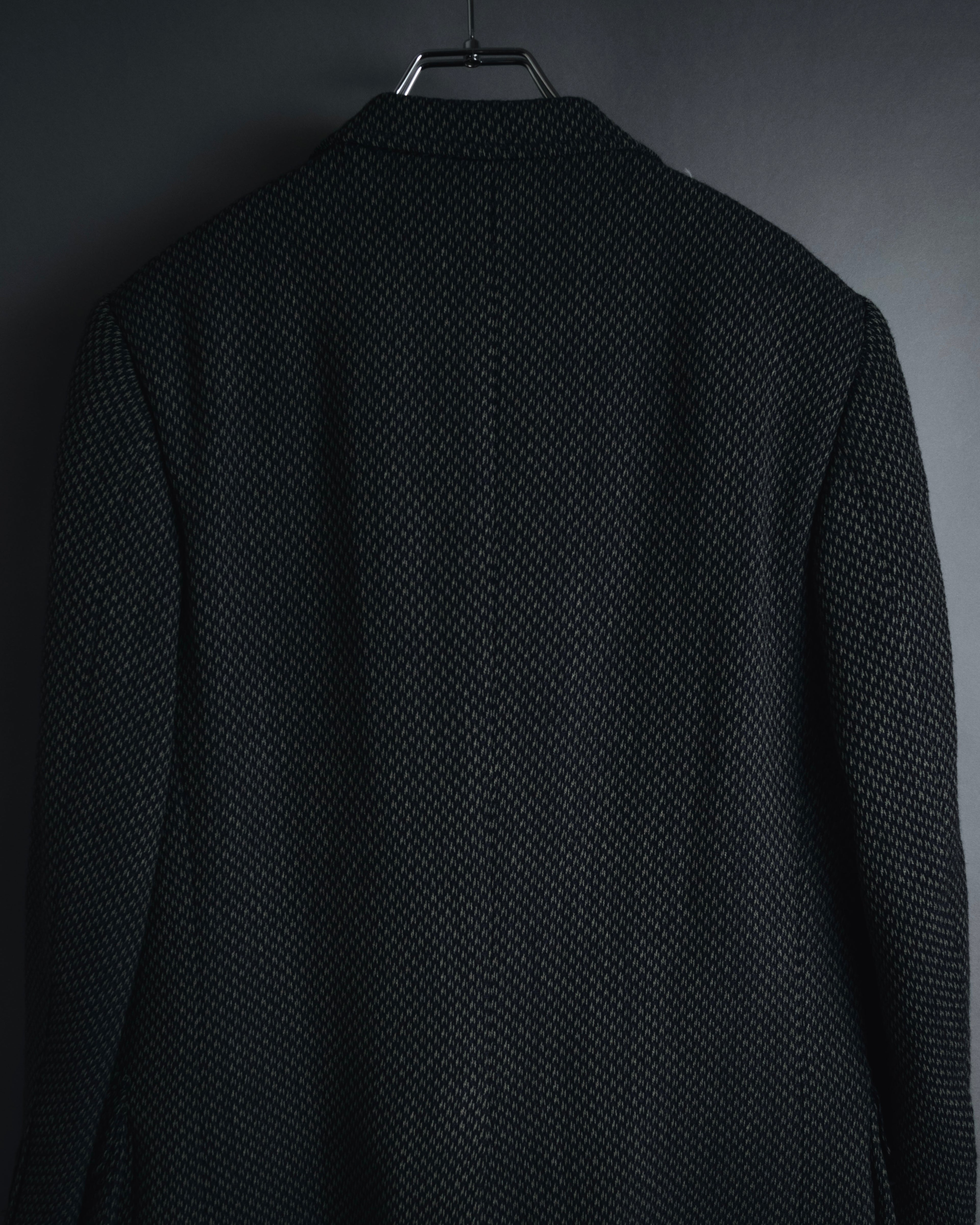 "VALENTINO GARAVANI BOUTIQUE"
Late 80’s - Early 90’s soft-structured birdseye wool tailored jacket