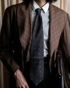 "GIORGIO ARMANI" Dot pattern silk  necktie