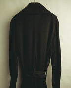 -SPECIAL- “HERMÈS” 00’s Jean Paul Gaultier era belted four-zip long cardigan