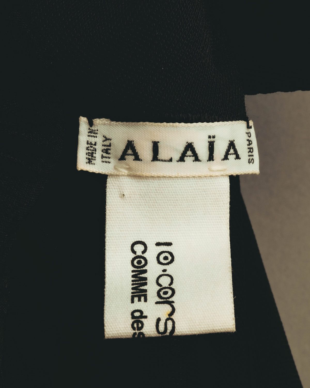 "ALAÏA" 00's-10's Sculptural high-neck sleeveless maxi dress